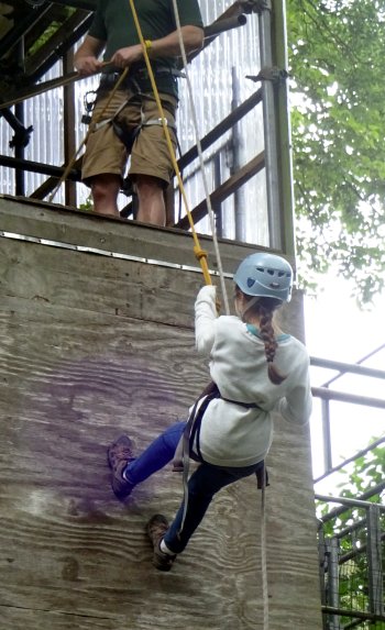 abseiling