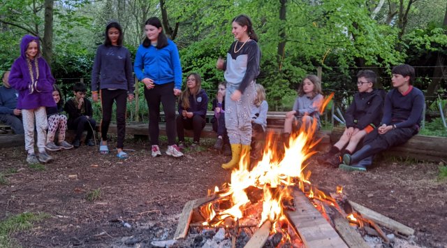 camp fire
                    entertainers
