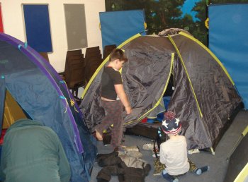 lots of tents